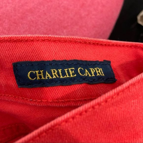 Lucky Brand Red Skinny Jeans Size 4/27 - Picture 4 of 6